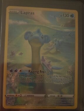 Lapras Pokémon Trading Card - Blue